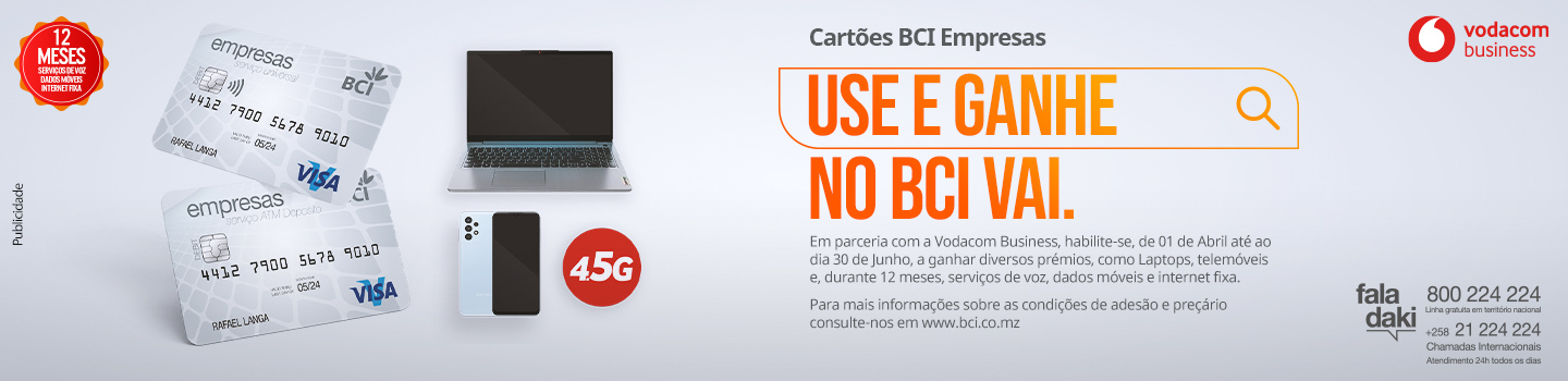 Cartões de Débito BCI Empresas